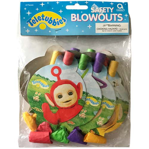 10 x TELLY TUBBIES Sticker strips for Party Bag Fillers Birthday favours